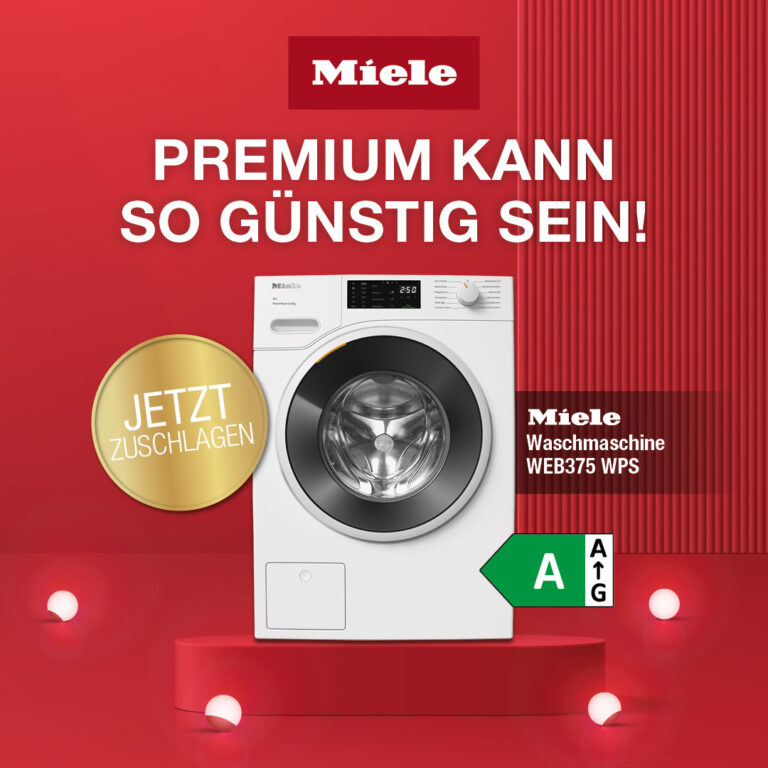 1 Hausgeräteaktion Miele KW02 03 1080x1080px Waschmaschine WEB375 WPS